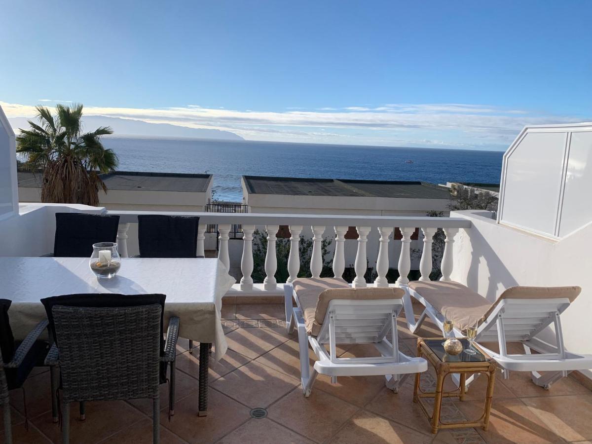 Ocean Pearl, Luxurioeses Haus, Meerblick, Grosse Sonnenterrasse, Teneriffa Sued, Los Gigantes, 600M Zum Strand, 200M Zum Ort, Ruhig Акантиладо-де-Лос-Хигантес Экстерьер фото