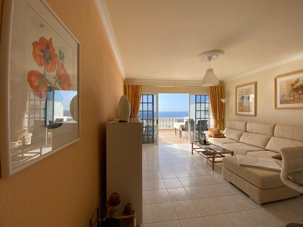 Ocean Pearl, Luxurioeses Haus, Meerblick, Grosse Sonnenterrasse, Teneriffa Sued, Los Gigantes, 600M Zum Strand, 200M Zum Ort, Ruhig Акантиладо-де-Лос-Хигантес Экстерьер фото
